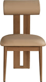 Dario Dining Chairs - Set of 2 Contemporary Vegan Leather Design with Comfort and Style