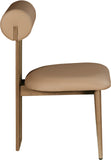 Dario Dining Chairs - Set of 2 Contemporary Vegan Leather Design with Comfort and Style