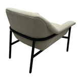 Curved-Back Modern Accent Chair, Beige*