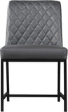Bryce Contemporary Dining Chair Set - Stylish Quilted Design with Comfortable Cushions and Metal Frame