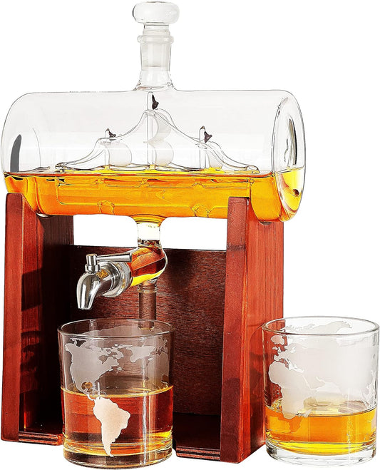 Whiskey & Wine Decanter Set 1250ml