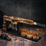 (EU ONLY) AR15 Gun Whisky-Dekanter-Set mit Whiskey-Kugelkühlern