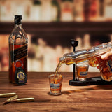 Gifts for Men Dad, Father Whiskey Decanter Set - 8 Oz with Two 2 Oz Glasses