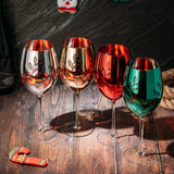 Multicolor 4-Piece Tree Stemless Wine & Water Glasses (Stemmed)