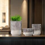 Bowden Silver Vase- Wide