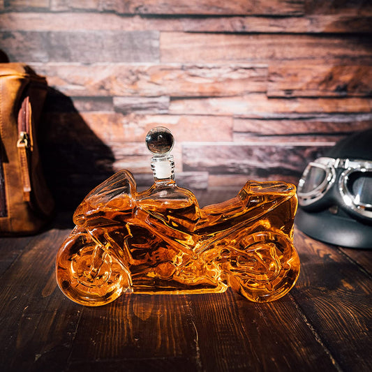 Motorbike Motorcycle Gift Decanter For Wine & Whiskey 750ml