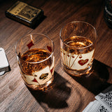 Playing Cards Drinking Glasses - Set of 2