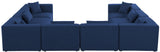Cube - Linen 8 Piece Modular Sectional