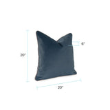 Qivuit Blue 20x20 Poly Filled Pillow