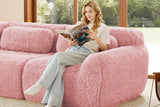 MELLOW 80" Loveseat with 1 Ottoman