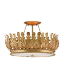 Biddulph Gold Semi-Flush Mount