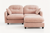 NUVIA 74" Loveseat with 1 Ottoman
