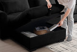 PERTH 51" Single Sofa with 1 Ottoman