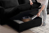 PERTH 157" 4-Seater Sofa with 2 Ottomans 12