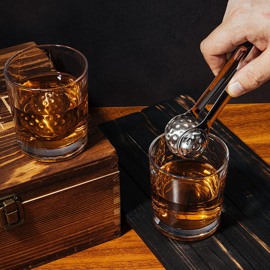 Luxurious Bar Gift Set - Golf Whiskey Glasses