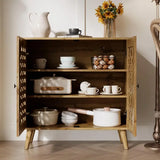 Wholesale Accent Cabinet with Doors Set of 2, Entryway Cabinet