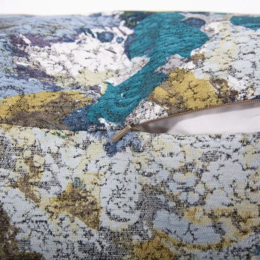 20 x 20 Stanton Turquoise Pillow - Down Alternative Insert