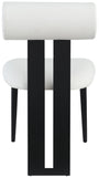 Dario Dining Chair Pair – Contemporary Vegan Leather Design with Comfort & Durability for Modern Homes