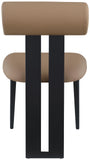 Dario Dining Chair Pair – Contemporary Vegan Leather Design with Comfort & Durability for Modern Homes