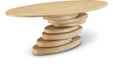 Moriah Dining Table: Elevate Your Dining Experience with Art Deco Elegance and Unique Design
