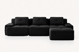 CORDELIA 117" 3-Seater Sofa with 1 Ottoman