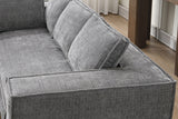 NOUVA 130" Chenille 6-Seater Sofa