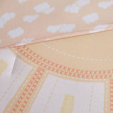 Sunshine Rainbow Kids Cotton Comforter Set, Coral