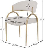 Privet Contemporary Dining Chair Set of 2 - Elegant Design with Soft Upholstery for Modern Homes