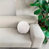 Angora natural Round Pillow