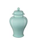 Celadon Small Green Temple Jar