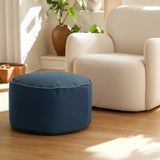Qivuit Blue Foot Pouf