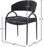 Privet Contemporary Dining Chair Set of 2 - Elegant Design with Soft Upholstery for Modern Homes