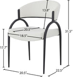 Privet Contemporary Dining Chair Set of 2 - Elegant Design with Soft Upholstery for Modern Homes