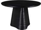 Bernada Dining Table - Elegant Mid-Century Design with Fluted Base for Stylish Gatherings