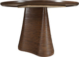 Bernada Dining Table - Elegant Mid-Century Design with Fluted Base for Stylish Gatherings