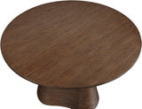 Bernada Dining Table - Elegant Mid-Century Design with Fluted Base for Stylish Gatherings