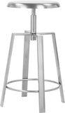 Lang Adjustable Contemporary Counter/Bar Stool in Elegant Gold Finish for Versatile Spaces