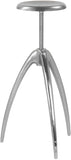 Clara Adjustable Contemporary Bar Stool – Sleek Aluminum Design for Modern Kitchen & Home Bar