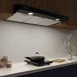 CIARRA 30 inch Insert Hood Under Cabinet Range Hood with 200 CFM Powerful Airflow & 3-Speed Fan, Quiet OperationCAB75905-OW