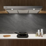CIARRA 30 inch Under Cabinet range Hood with 200 CFM Powerful Airflow & 3-Speed Fan, Energy-Efficient LED Lighting CAS75905-OW