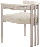 Marcello Dining Chair Set of 2 - Contemporary Velvet Seating with Durable Chrome Frame for Modern Homes