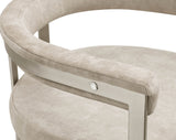 Marcello Dining Chair Set of 2 - Contemporary Velvet Seating with Durable Chrome Frame for Modern Homes