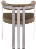 Marcello Dining Chair Set of 2 - Contemporary Velvet Seating with Durable Chrome Frame for Modern Homes