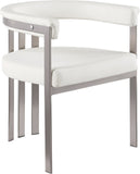 Marcello Dining Chair Set of 2 - Contemporary Velvet Seating with Durable Chrome Frame for Modern Homes