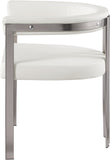 Marcello Dining Chair Set of 2 - Contemporary Velvet Seating with Durable Chrome Frame for Modern Homes