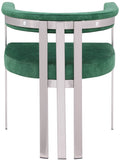 Marcello Dining Chair Set of 2 - Contemporary Velvet Seating with Durable Chrome Frame for Modern Homes
