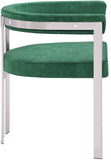 Marcello Dining Chair Set of 2 - Contemporary Velvet Seating with Durable Chrome Frame for Modern Homes