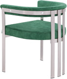 Marcello Dining Chair Set of 2 - Contemporary Velvet Seating with Durable Chrome Frame for Modern Homes