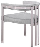Marcello Dining Chair Set of 2 - Contemporary Velvet Seating with Durable Chrome Frame for Modern Homes