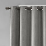 Heathered Patio Window Curtain, Grey